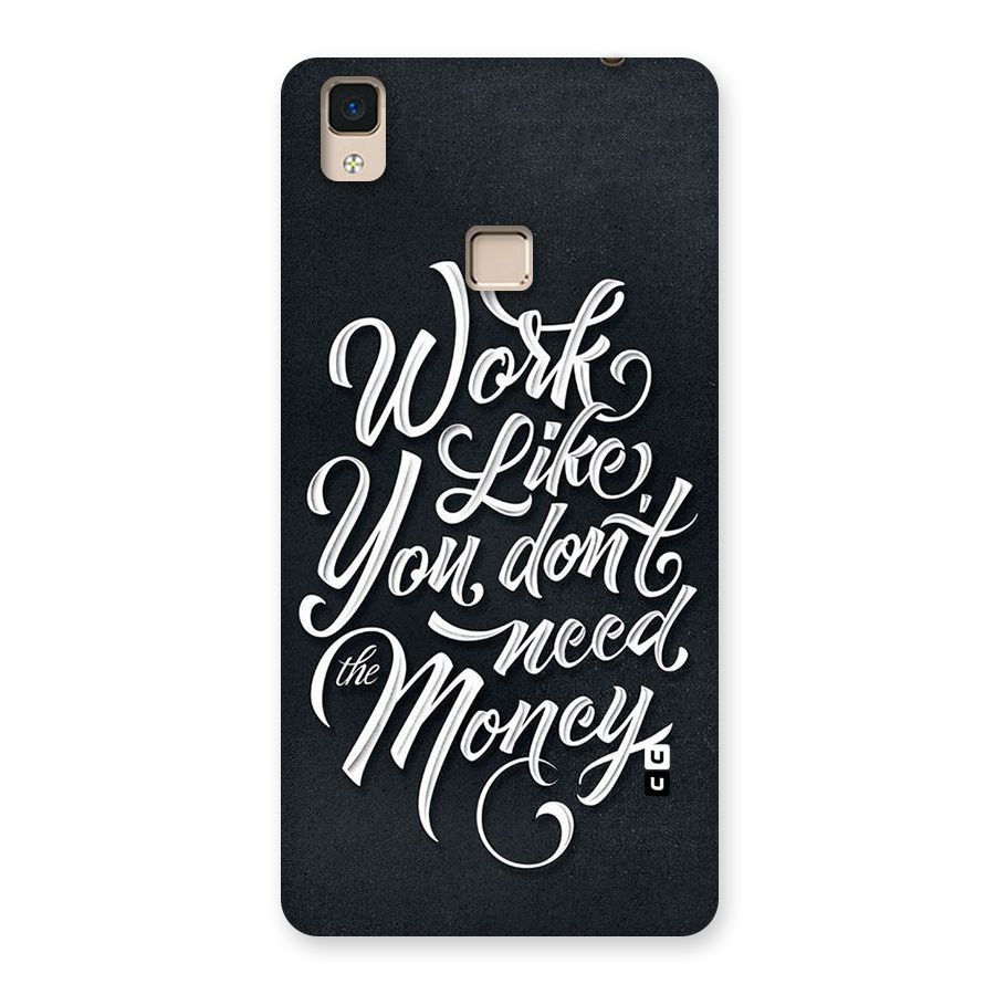 Work Like King Back Case for V3 Max