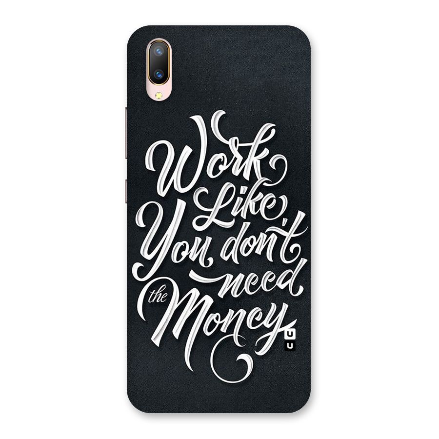 Work Like King Back Case for Vivo V11 Pro