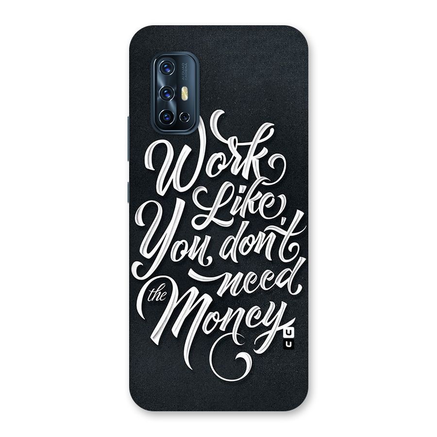 Work Like King Back Case for Vivo V17