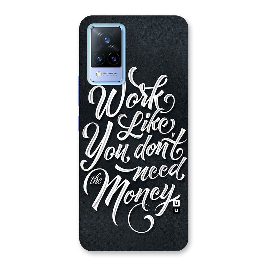 Work Like King Back Case for Vivo V21 5G