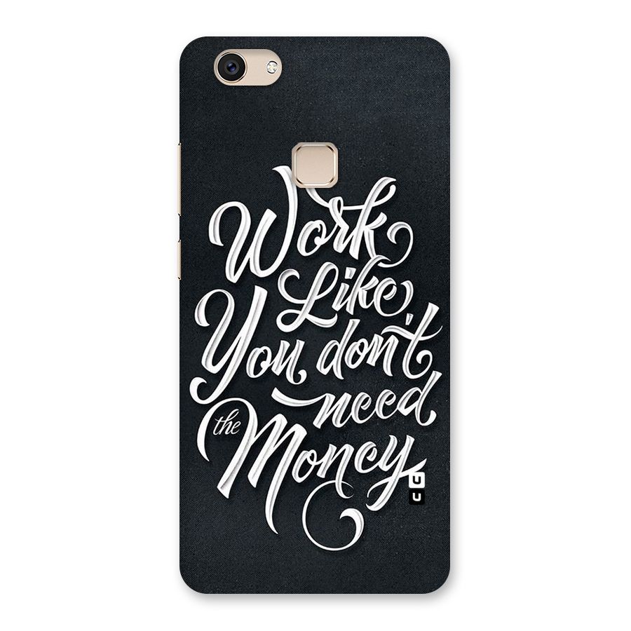 Work Like King Back Case for Vivo V7