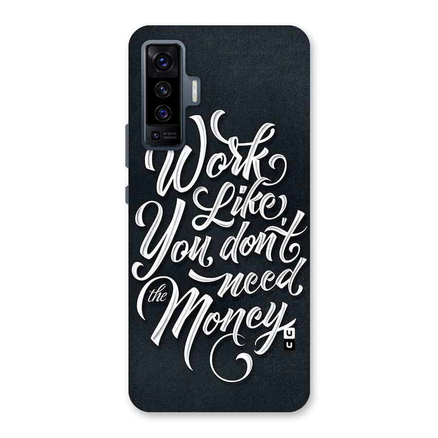 Work Like King Back Case for Vivo X50
