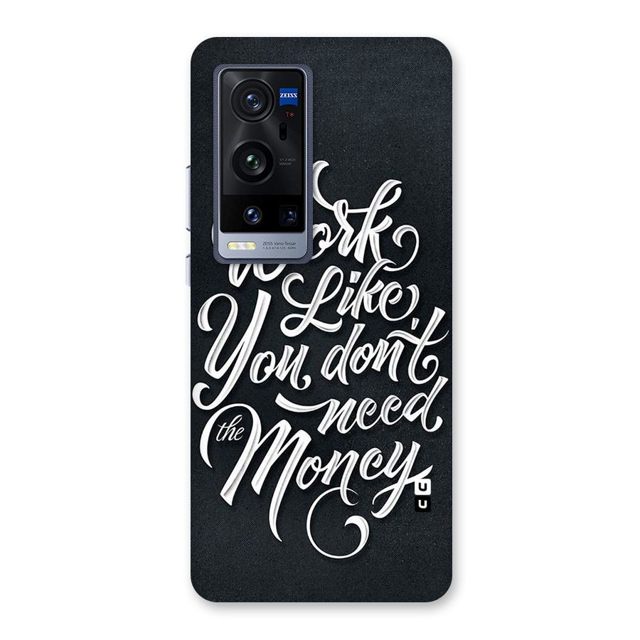 Work Like King Back Case for Vivo X60 Pro Plus