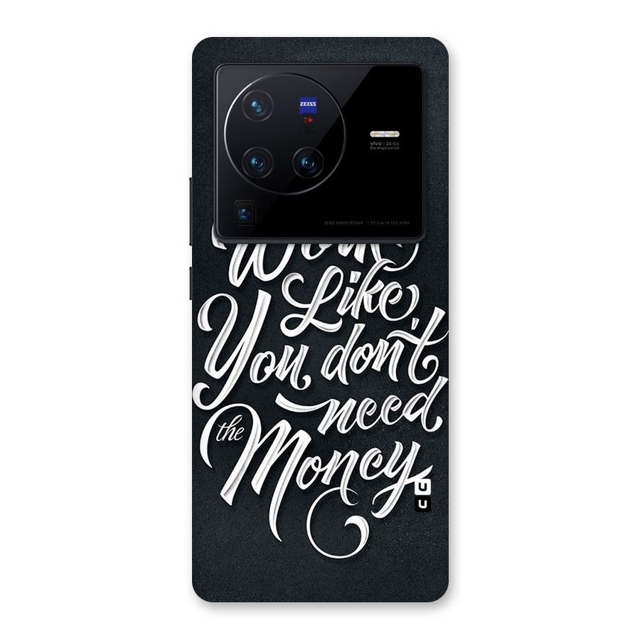 Work Like King Back Case for Vivo X80 Pro