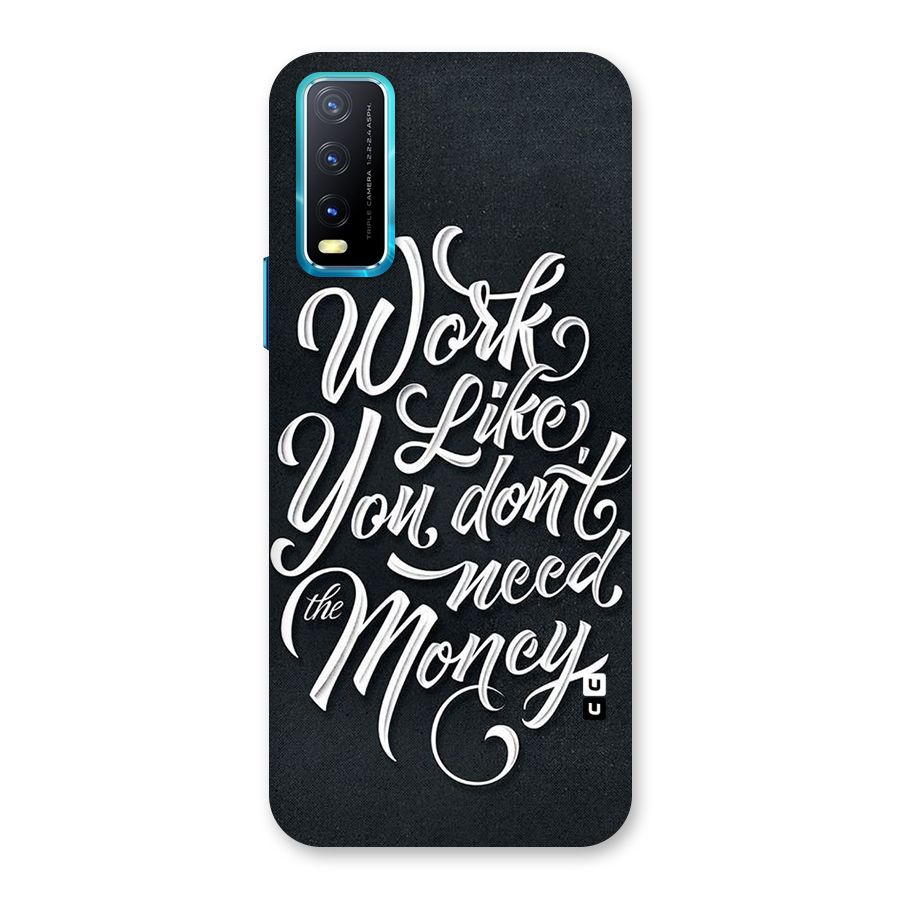 Work Like King Back Case for Vivo Y20G