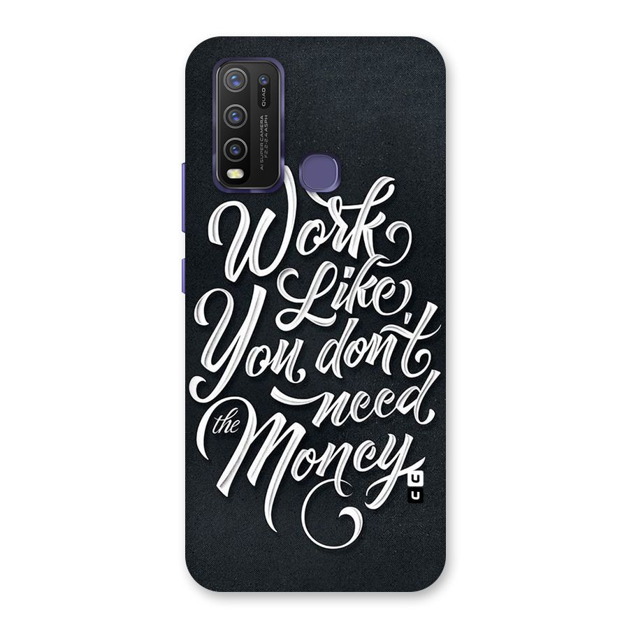 Work Like King Back Case for Vivo Y30