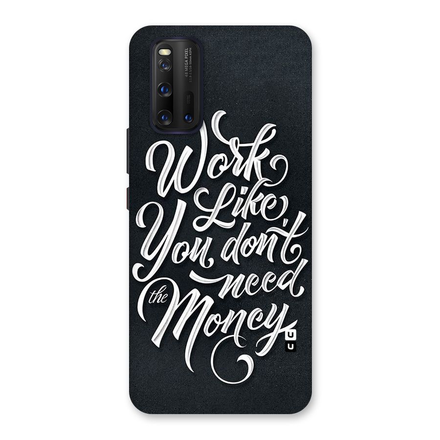 Work Like King Back Case for Vivo iQOO 3