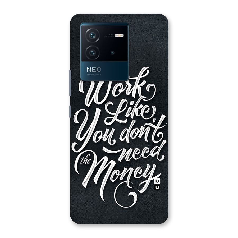 Work Like King Back Case for Vivo iQOO Neo 6 5G