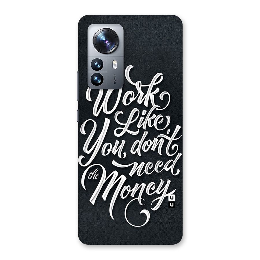 Work Like King Back Case for Xiaomi 12 Pro