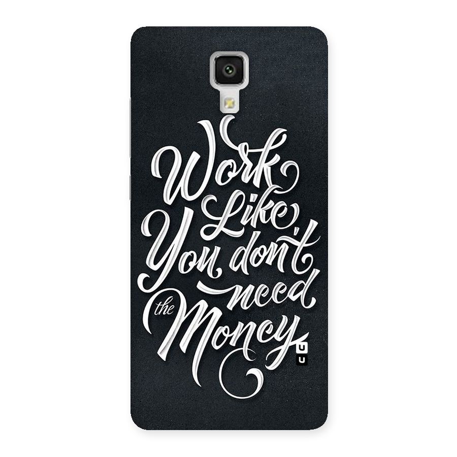 Work Like King Back Case for Xiaomi Mi 4