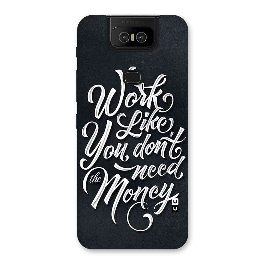 Work Like King Back Case for Zenfone 6z