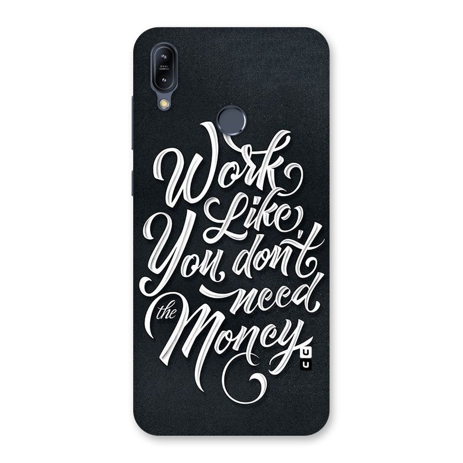 Work Like King Back Case for Zenfone Max M2
