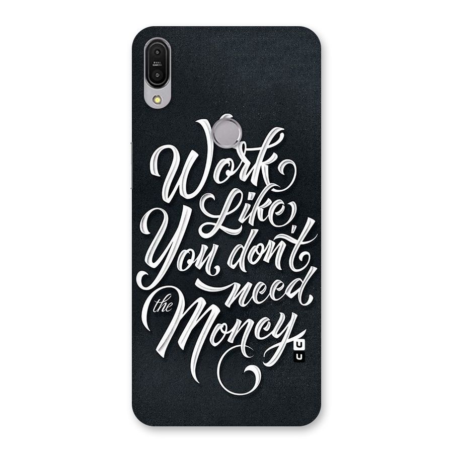 Work Like King Back Case for Zenfone Max Pro M1