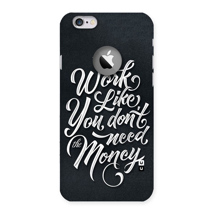 Work Like King Back Case for iPhone 6 Logo Cut