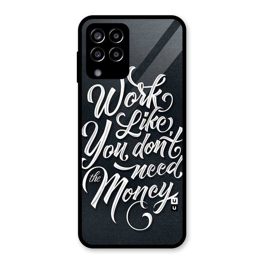 Work Like King Glass Back Case for Galaxy M33
