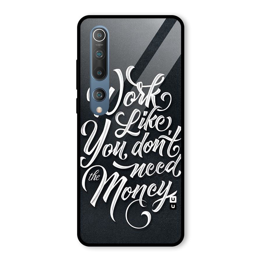 Work Like King Glass Back Case for Mi 10