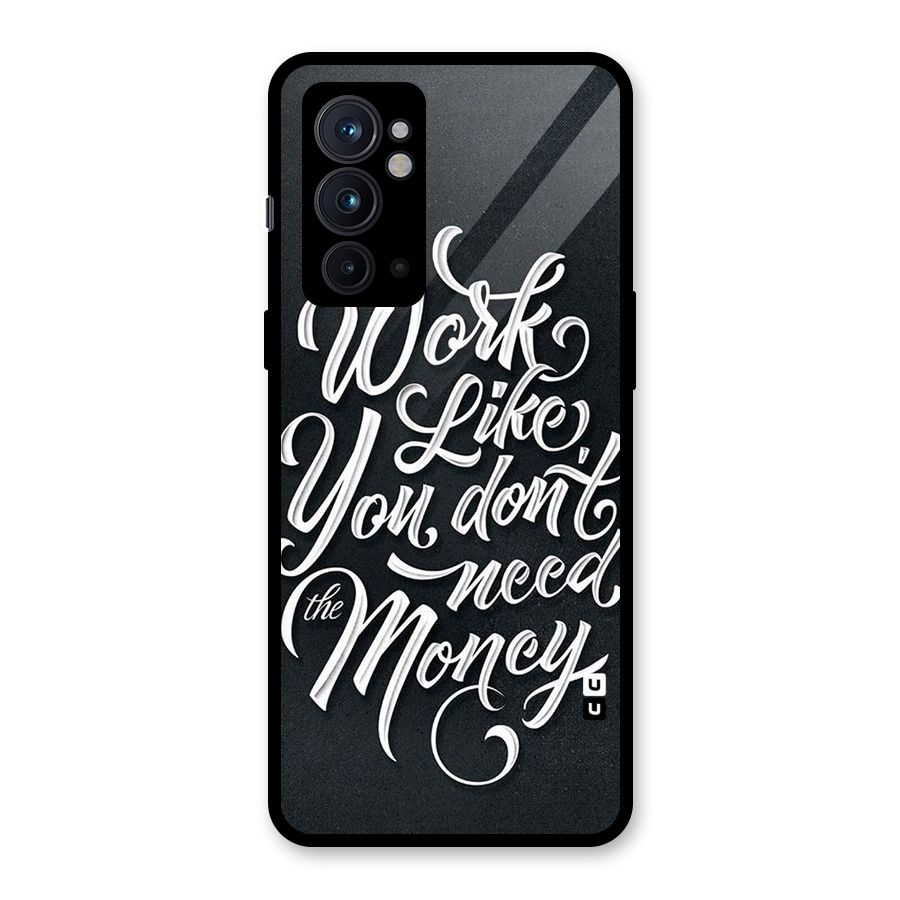 Work Like King Glass Back Case for OnePlus 9RT 5G