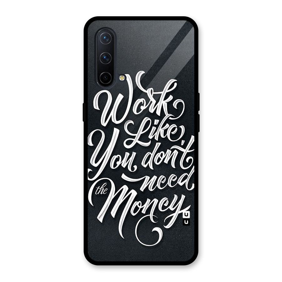 Work Like King Glass Back Case for OnePlus Nord CE 5G
