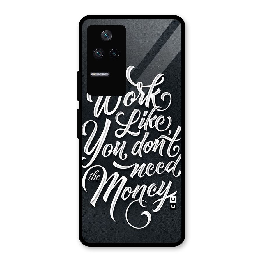 Work Like King Glass Back Case for Poco F4 5G