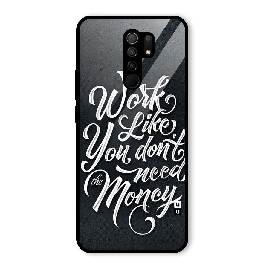 Work Like King Glass Back Case for Poco M2