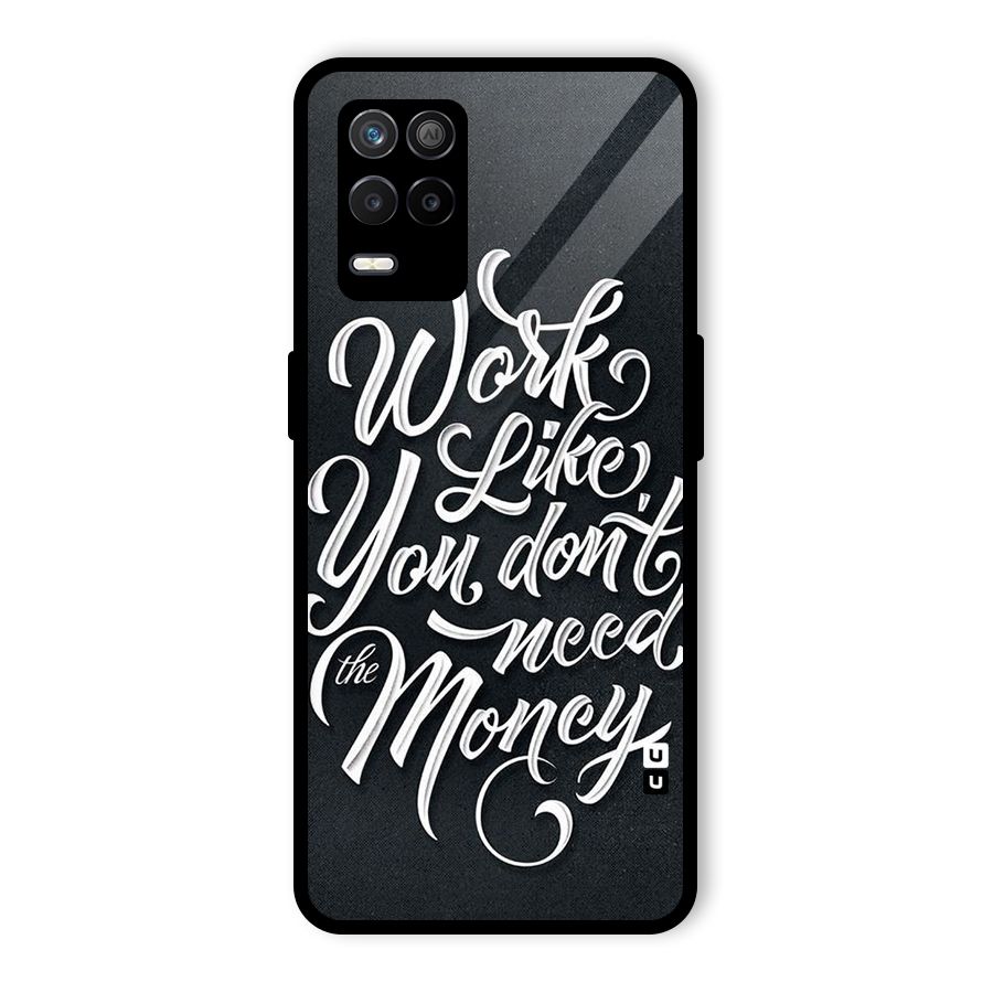 Work Like King Glass Back Case for Realme 9 5G