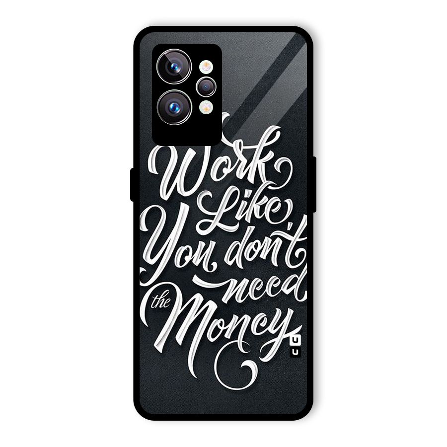 Work Like King Glass Back Case for Realme GT2 Pro