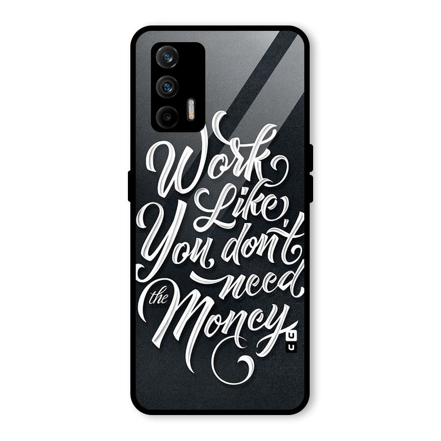 Work Like King Glass Back Case for Realme GT 5G