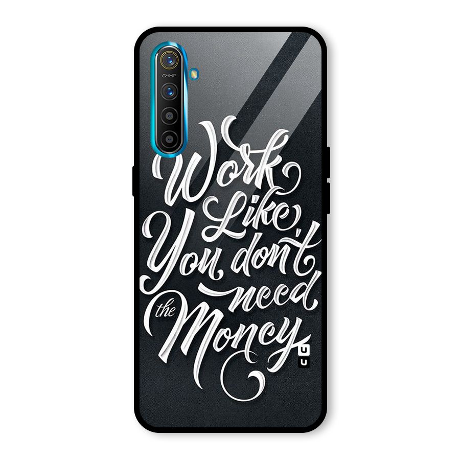 Work Like King Glass Back Case for Realme X2