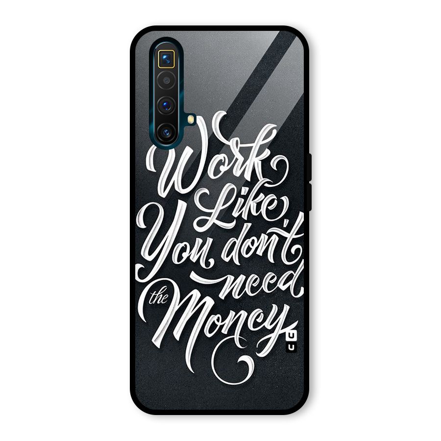 Work Like King Glass Back Case for Realme X3 SuperZoom