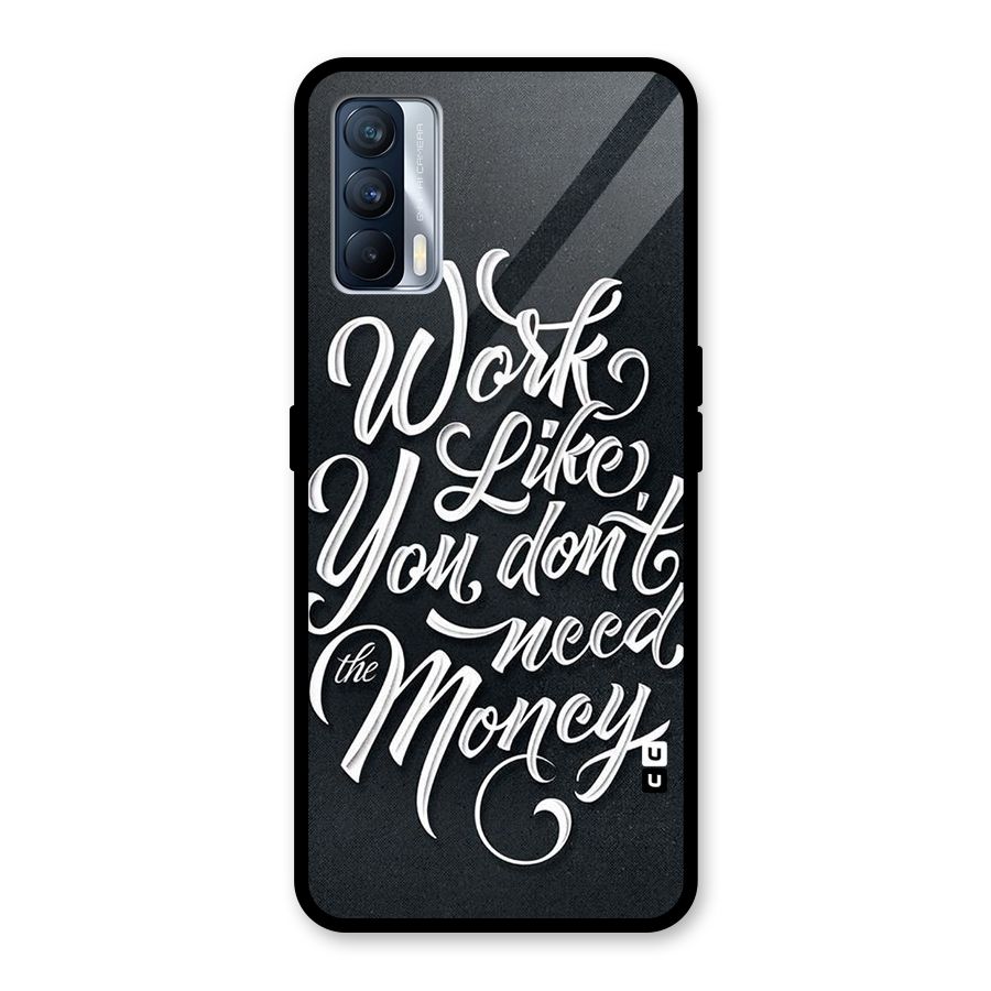 Work Like King Glass Back Case for Realme X7