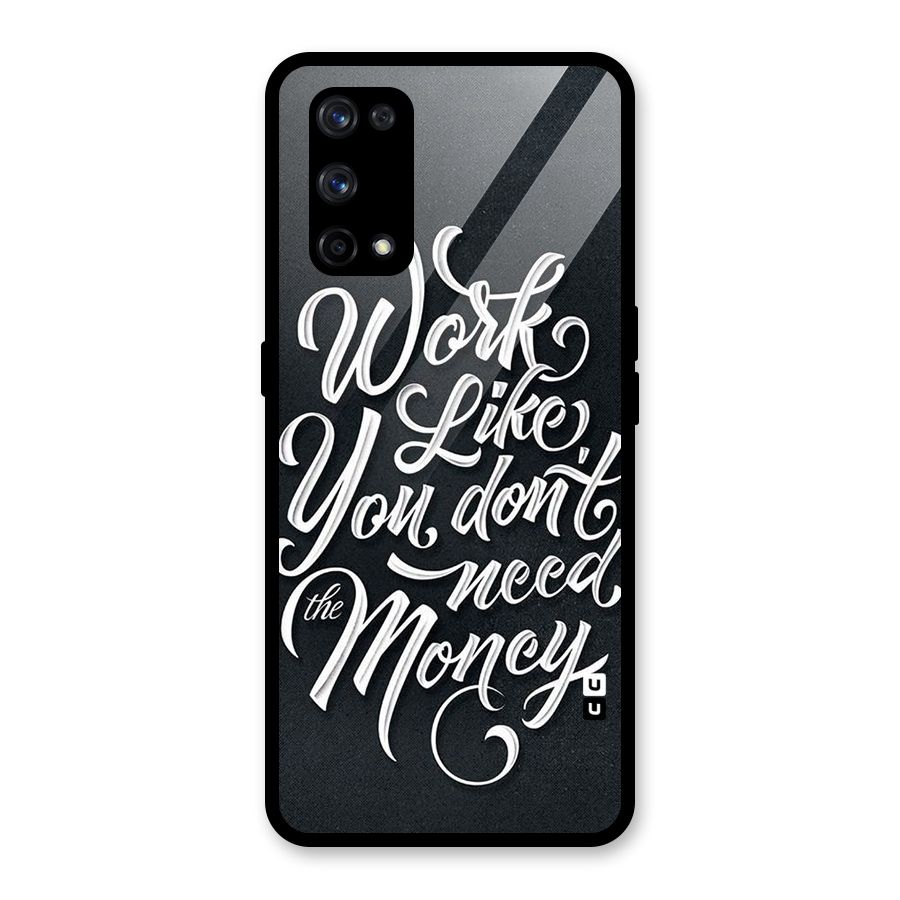 Work Like King Glass Back Case for Realme X7 Pro