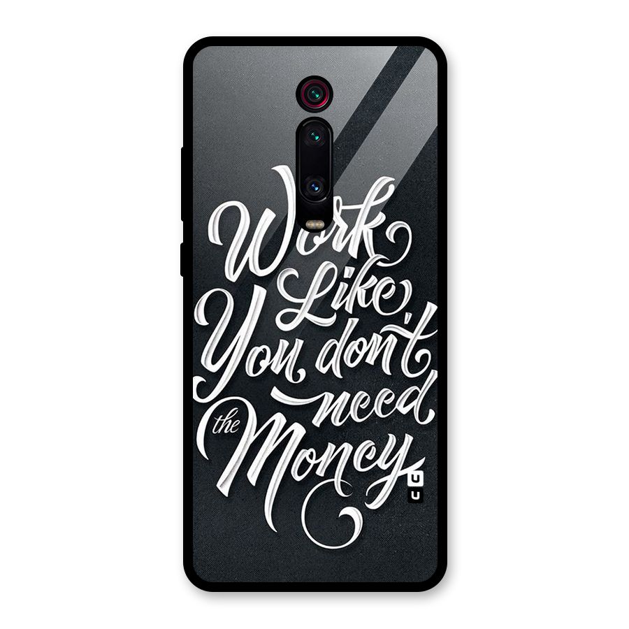 Work Like King Glass Back Case for Redmi K20 Pro