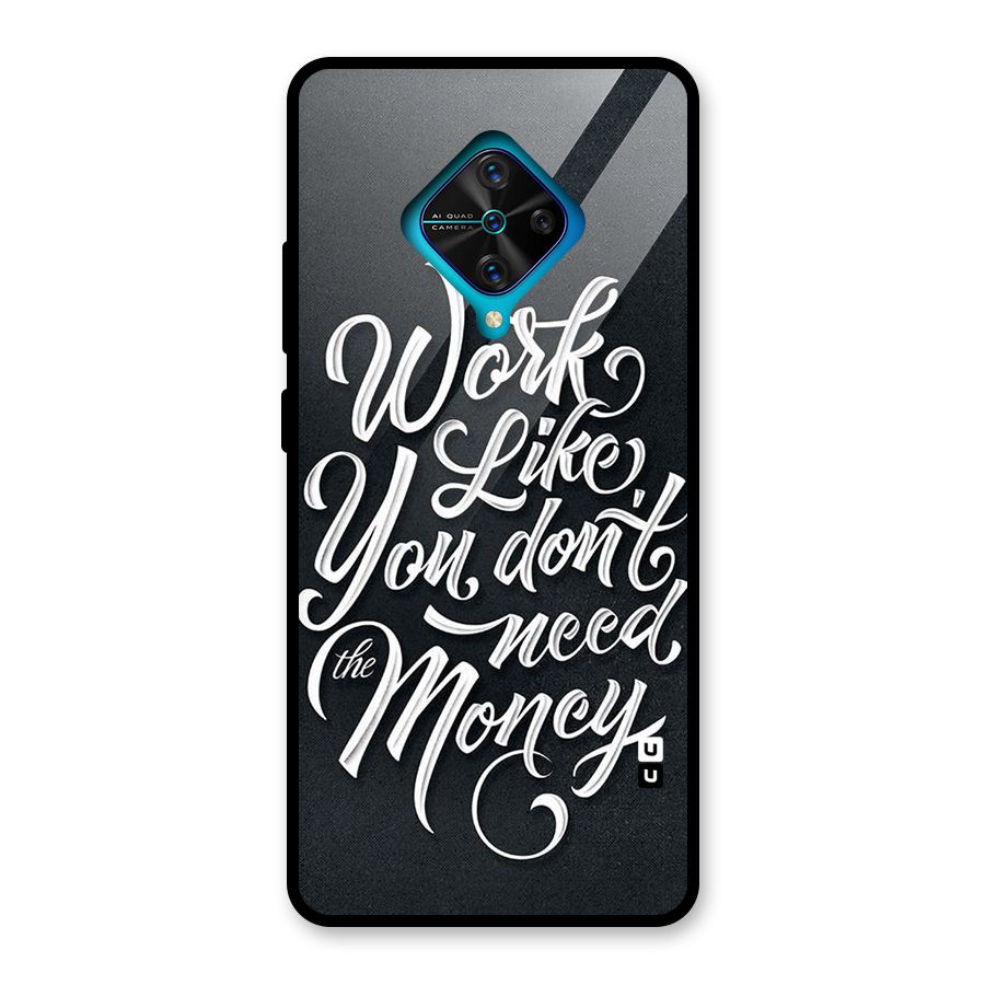 Work Like King Glass Back Case for Vivo S1 Pro