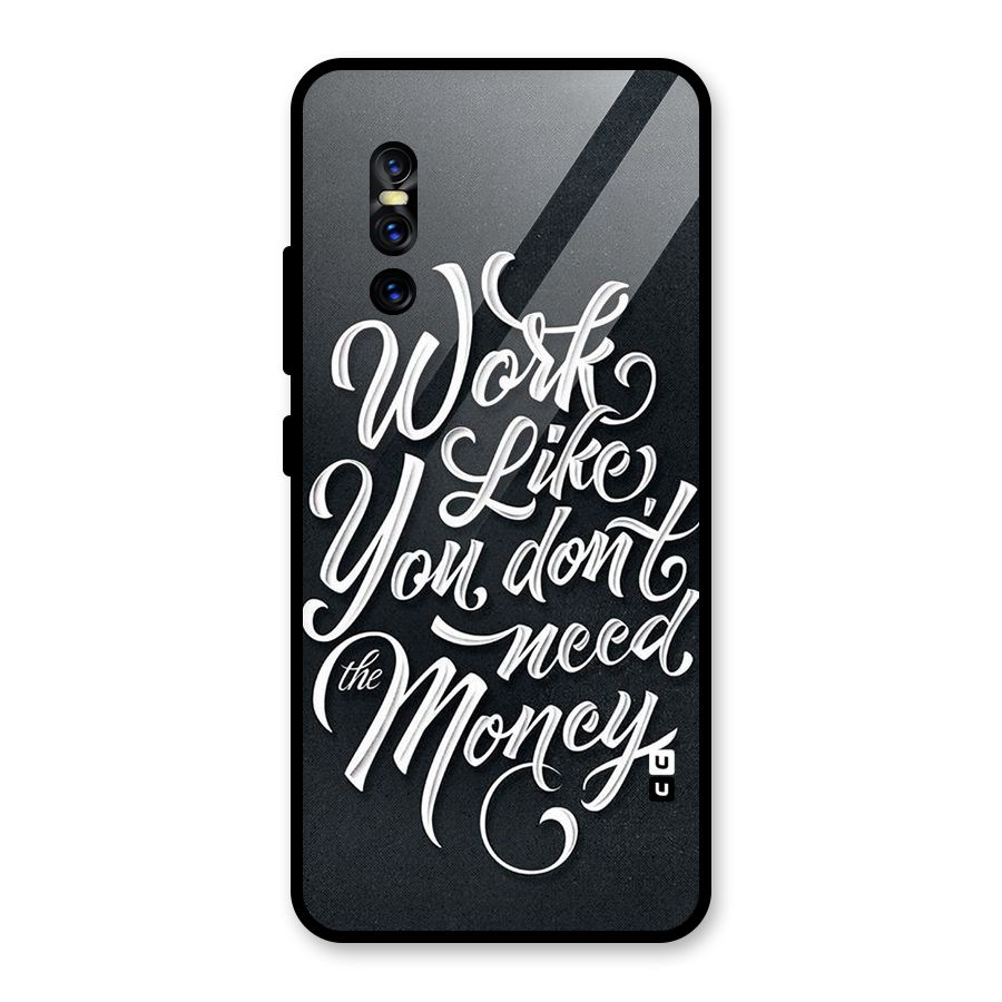Work Like King Glass Back Case for Vivo V15 Pro