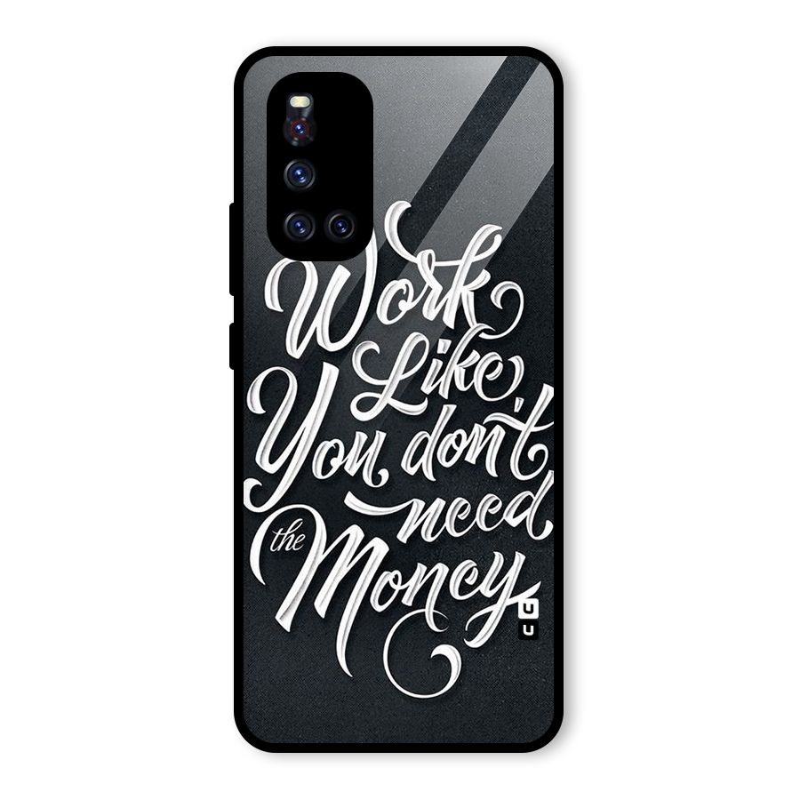 Work Like King Glass Back Case for Vivo V19