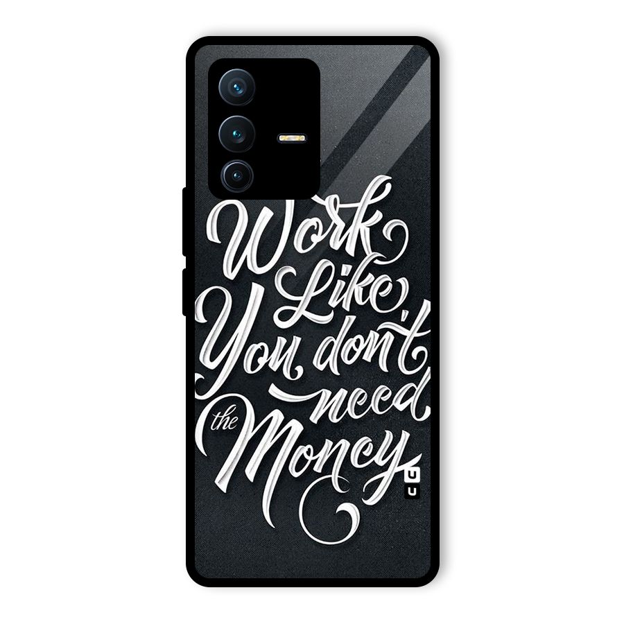 Work Like King Glass Back Case for Vivo V23 Pro