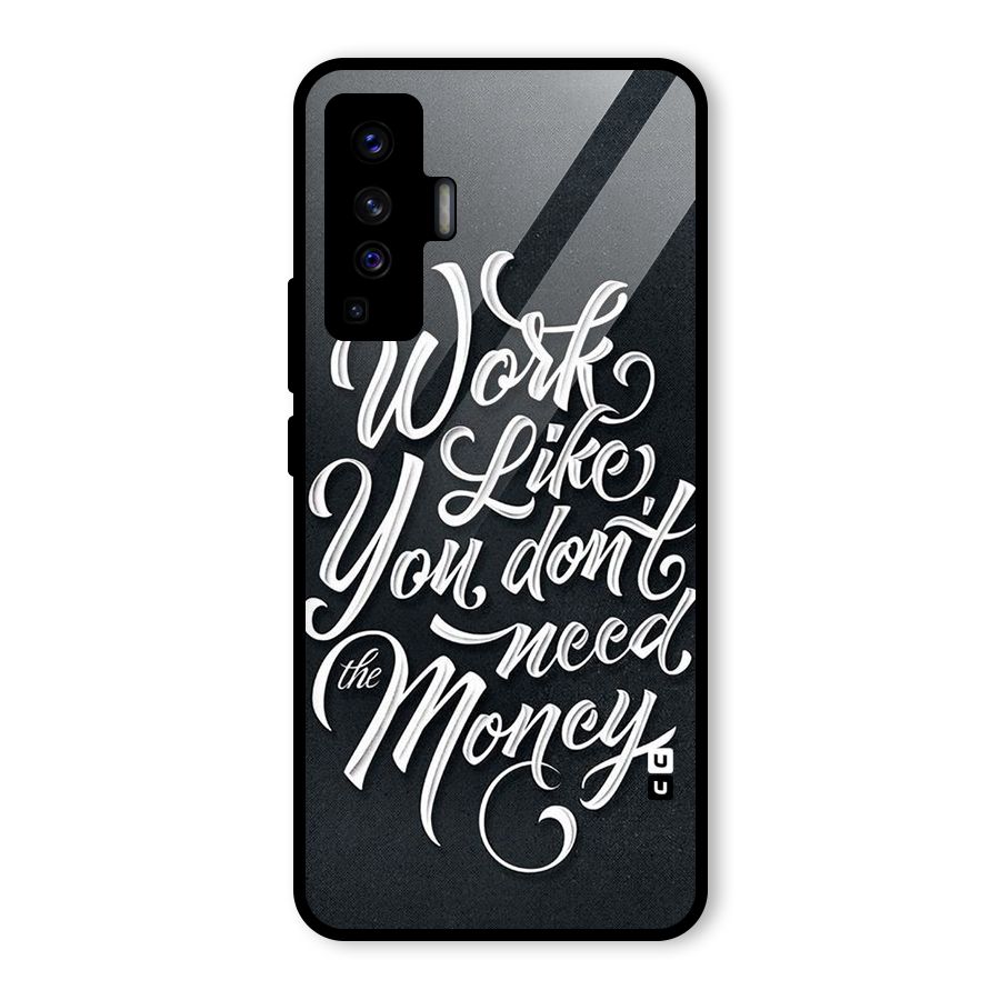 Work Like King Glass Back Case for Vivo X50