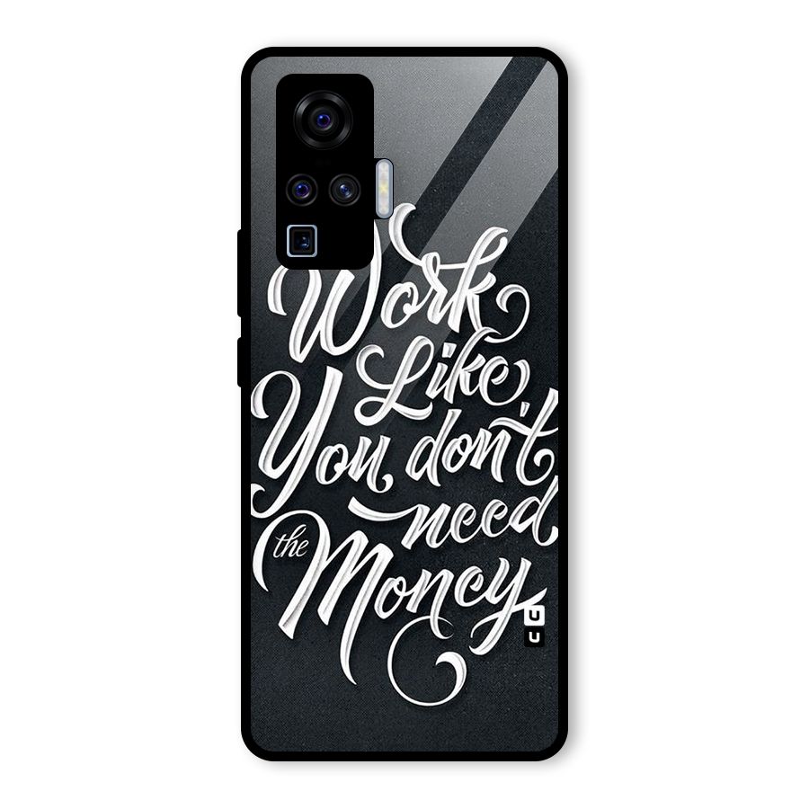 Work Like King Glass Back Case for Vivo X50 Pro