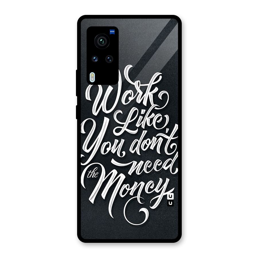 Work Like King Glass Back Case for Vivo X60 Pro