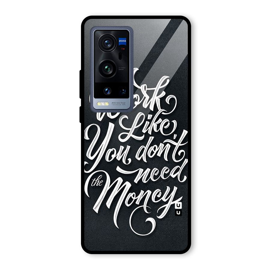 Work Like King Glass Back Case for Vivo X60 Pro Plus