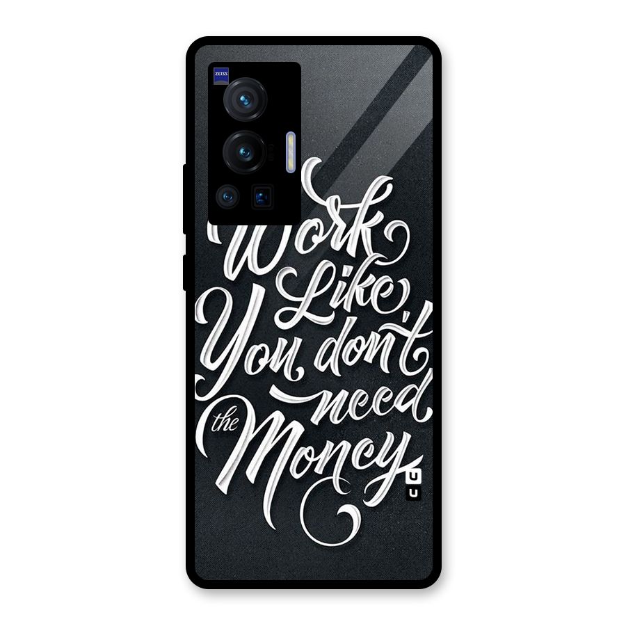 Work Like King Glass Back Case for Vivo X70 Pro