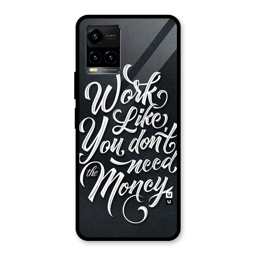Work Like King Glass Back Case for Vivo Y21T
