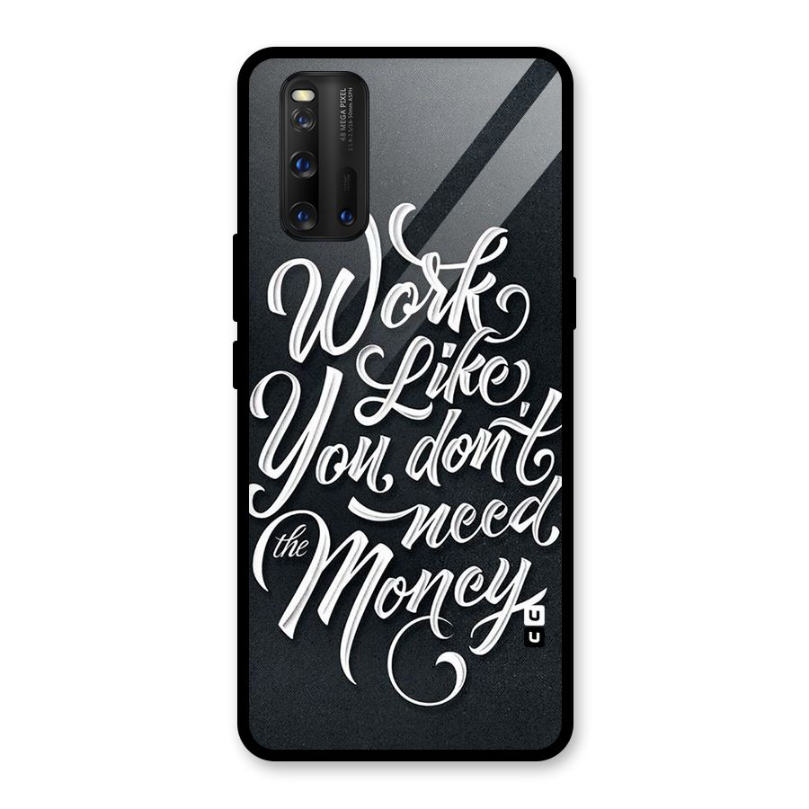 Work Like King Glass Back Case for Vivo iQOO 3