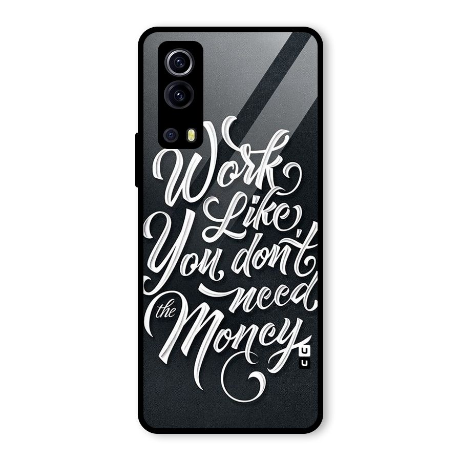 Work Like King Glass Back Case for Vivo iQOO Z3