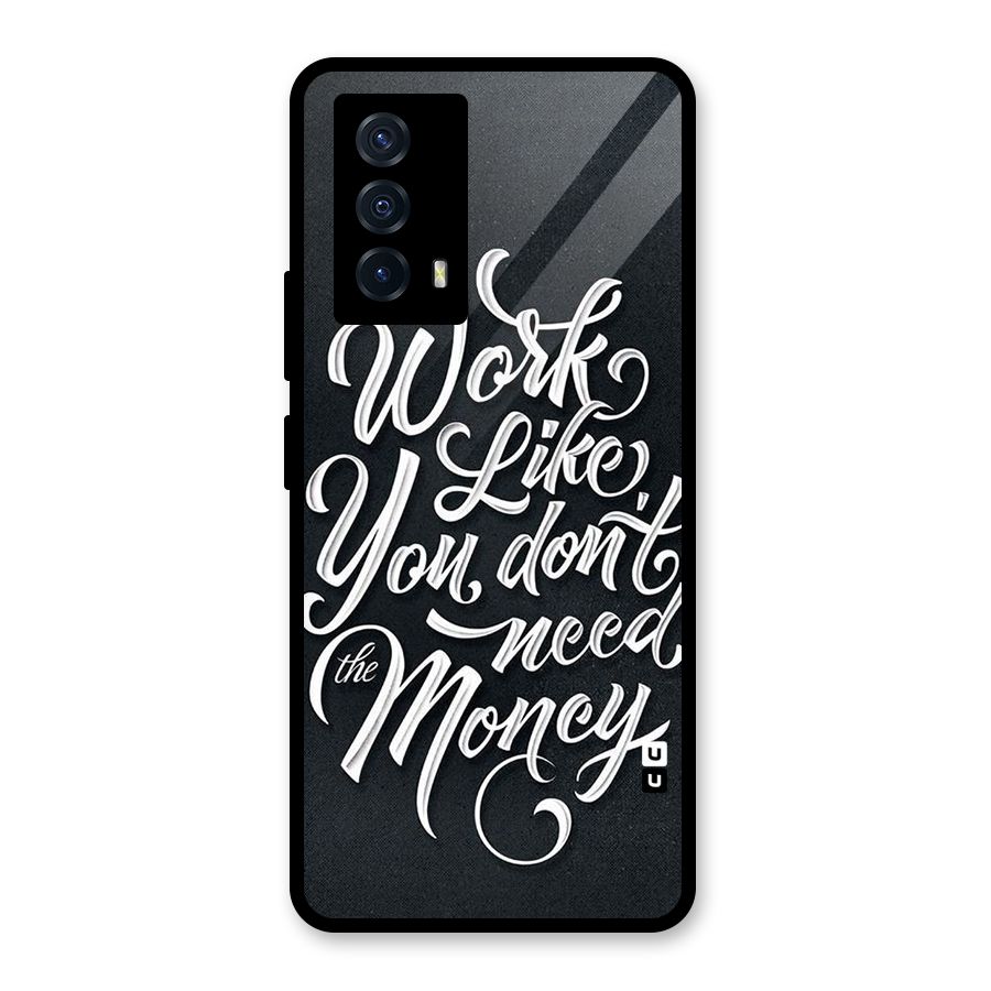 Work Like King Glass Back Case for Vivo iQOO Z5