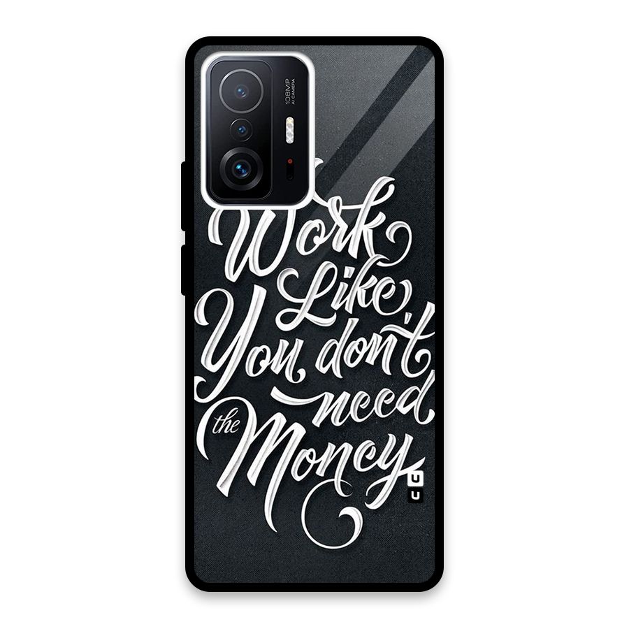 Work Like King Glass Back Case for Xiaomi 11T Pro