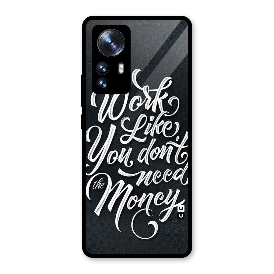 Work Like King Glass Back Case for Xiaomi 12 Pro