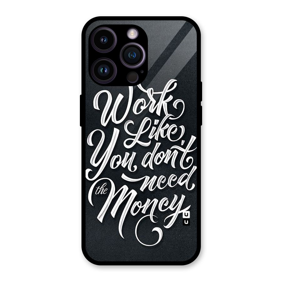 Work Like King Glass Back Case for iPhone 14 Pro Max