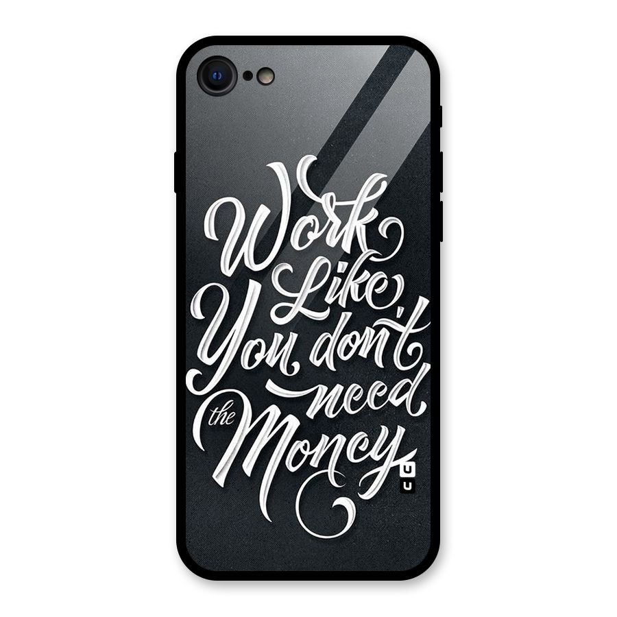 Work Like King Glass Back Case for iPhone SE 2022