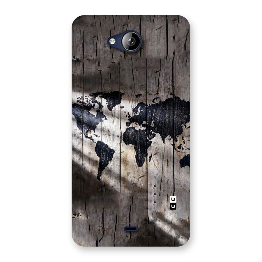 World Map Wood Design Back Case for Canvas Play Q355